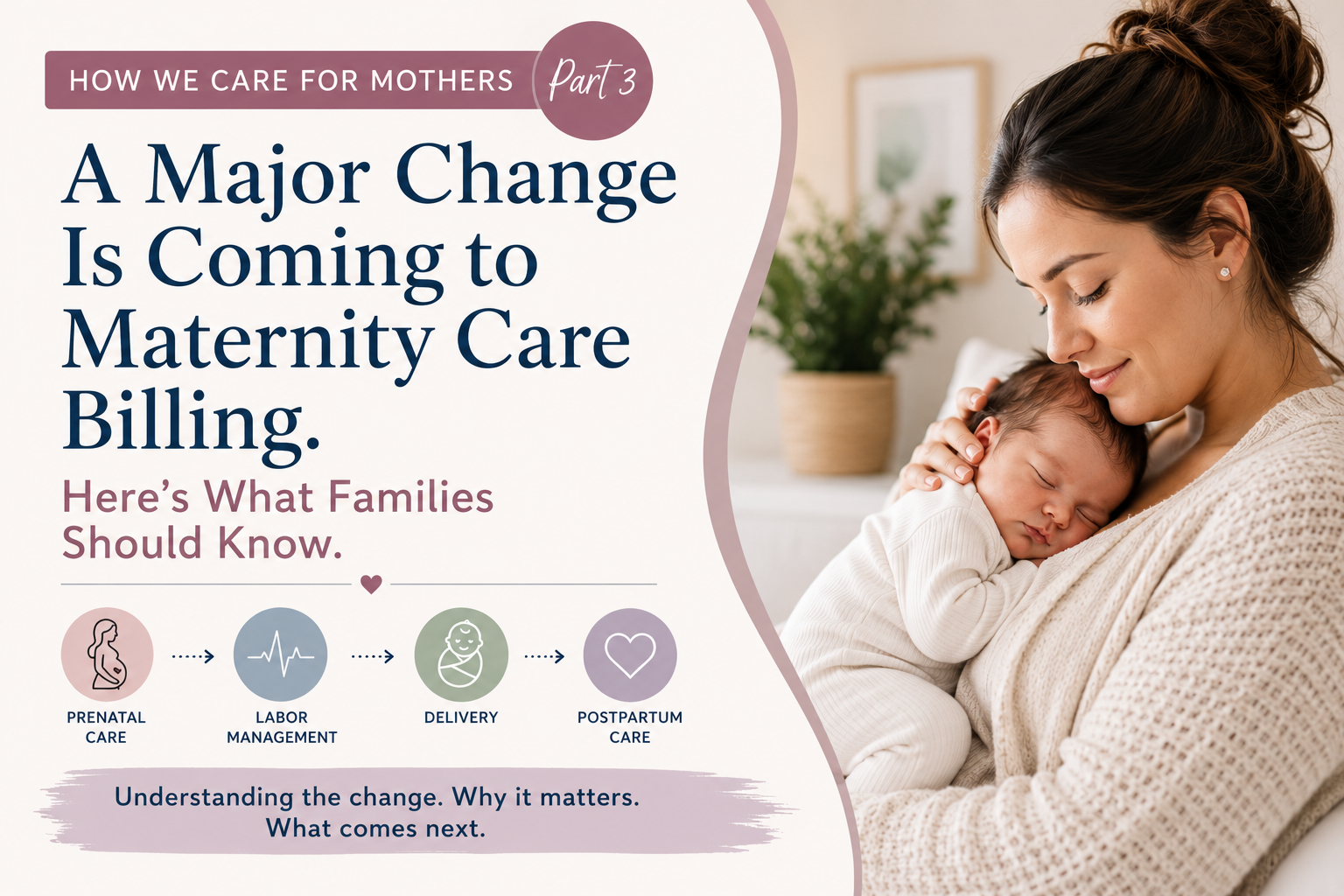 How We Care for Mothers Part 3: A Major Change Is Coming to Maternity Care Billing. Here’s What Families Should Know.